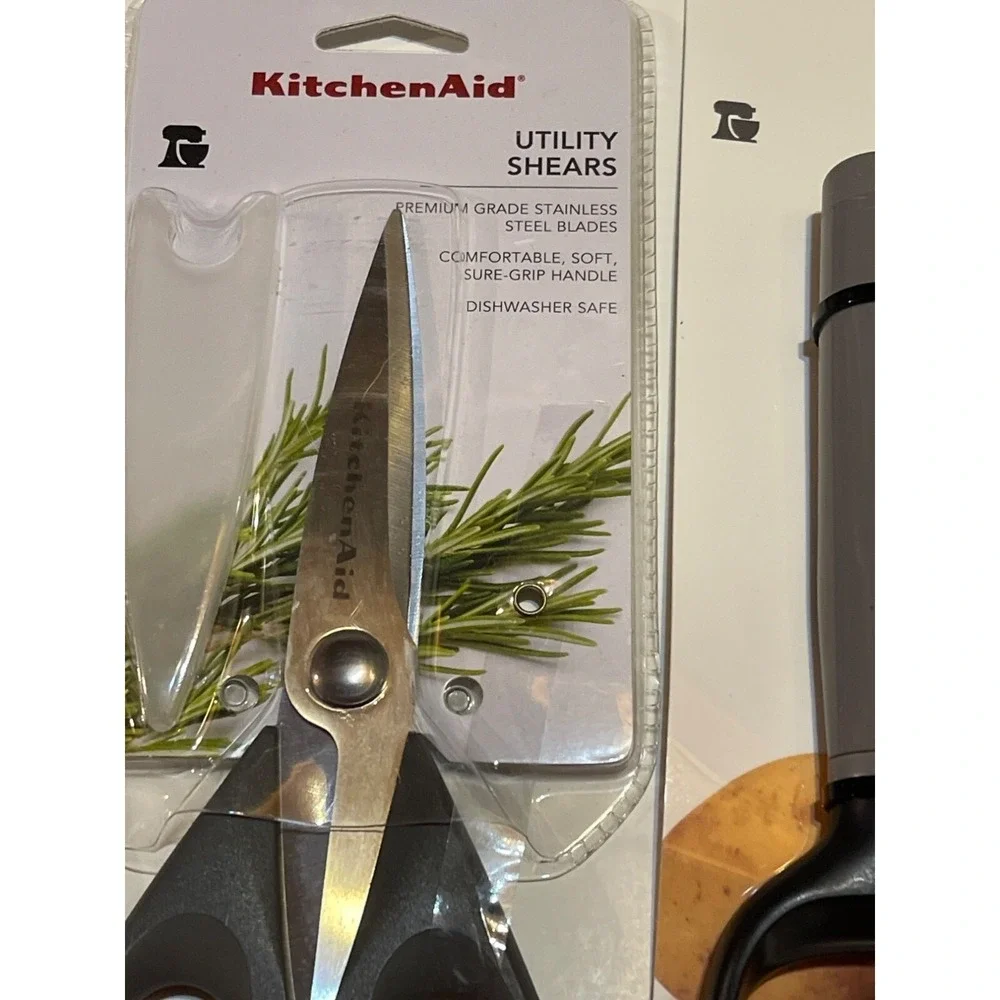 KitchenAid Tool set Gray Shears Peelers Multi Can Opener & Turner Basting Spoon